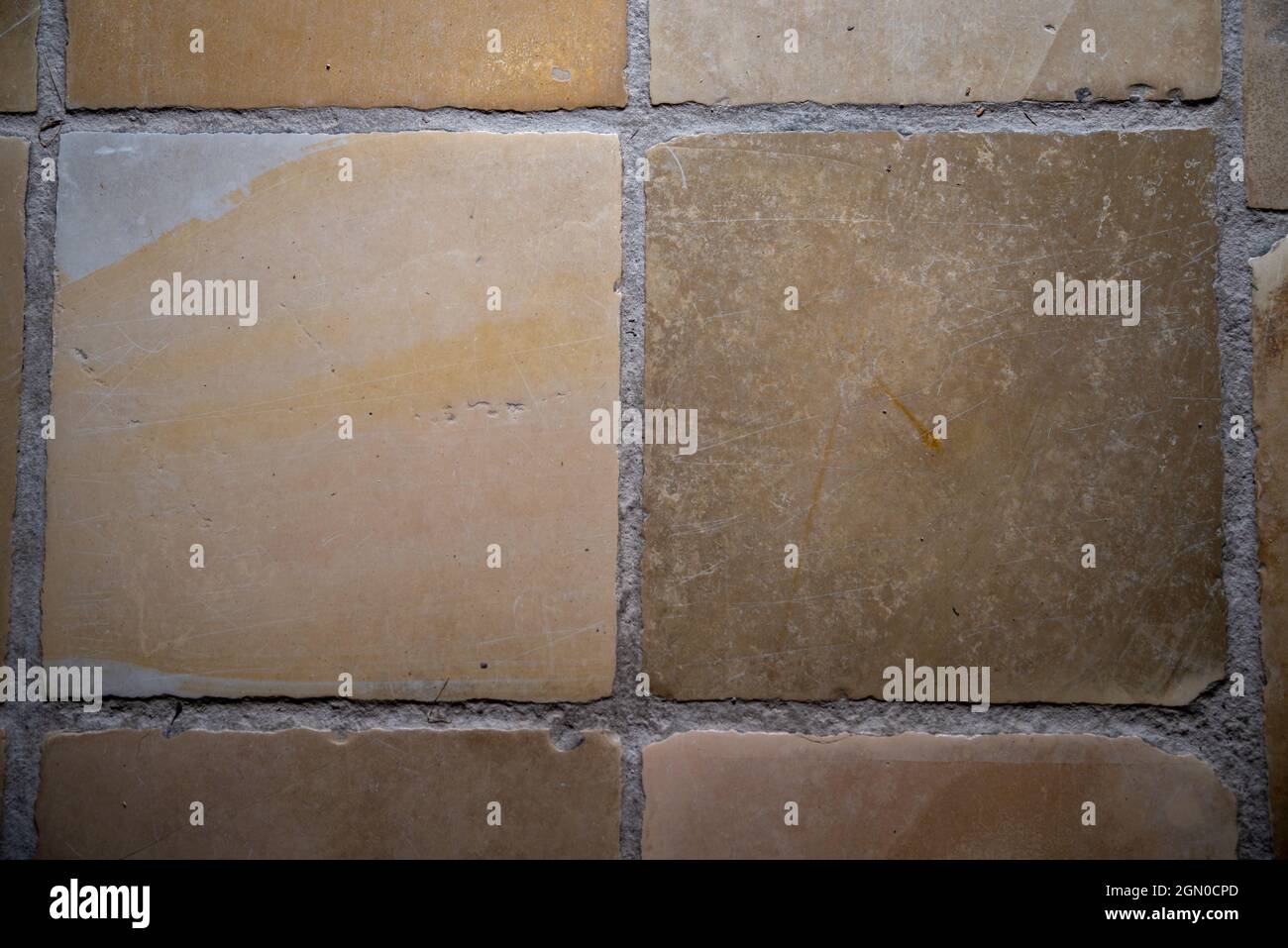 Gray stone tile floor background texture Stock Photo - Alamy