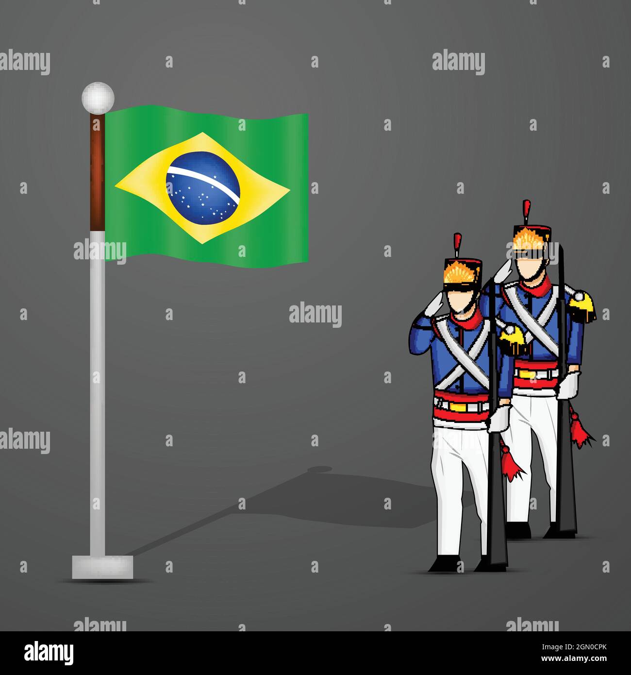 Brazil Independence Day Stock Vector Image & Art - Alamy