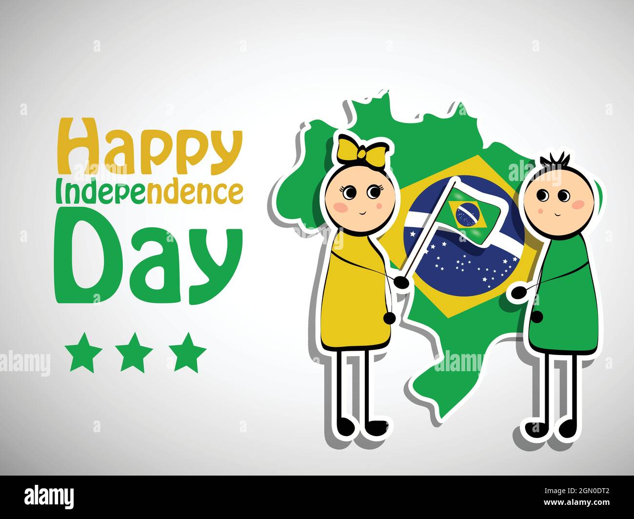 Brazil Independence Day Stock Vector Image & Art - Alamy