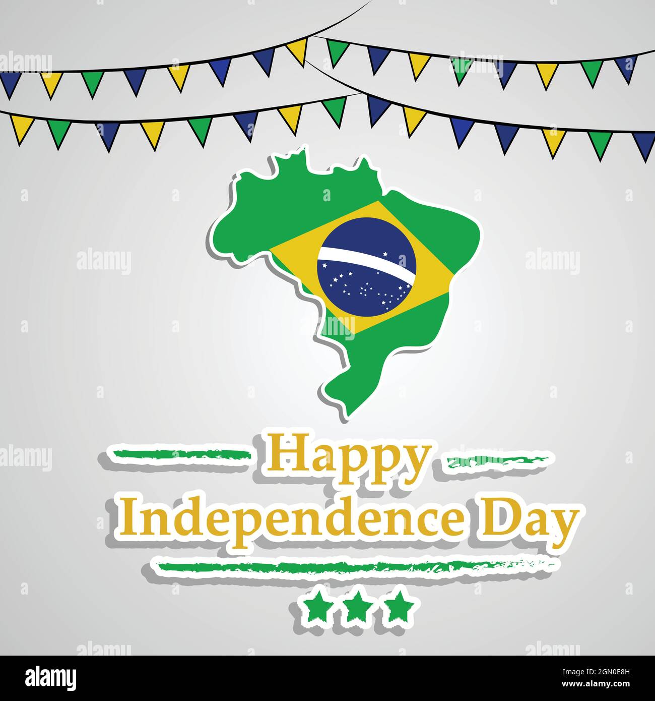 Brazil Independence Day Stock Vector Image & Art - Alamy