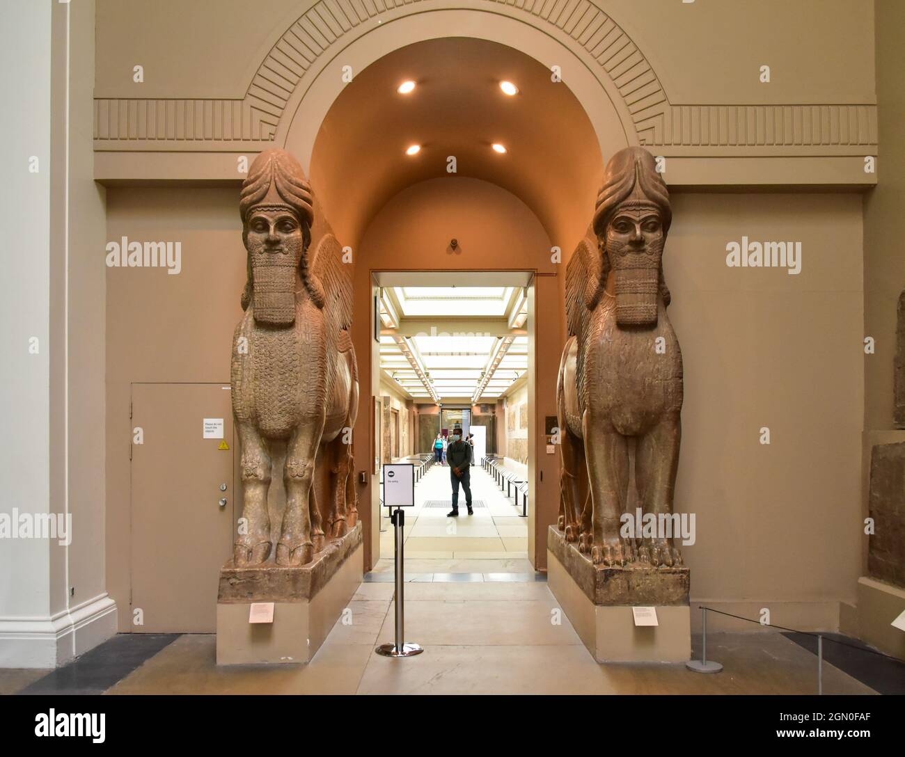 Assyrian exhibition in British Museum, London, United Kingdom, one of the world's leading museums Stock Photo