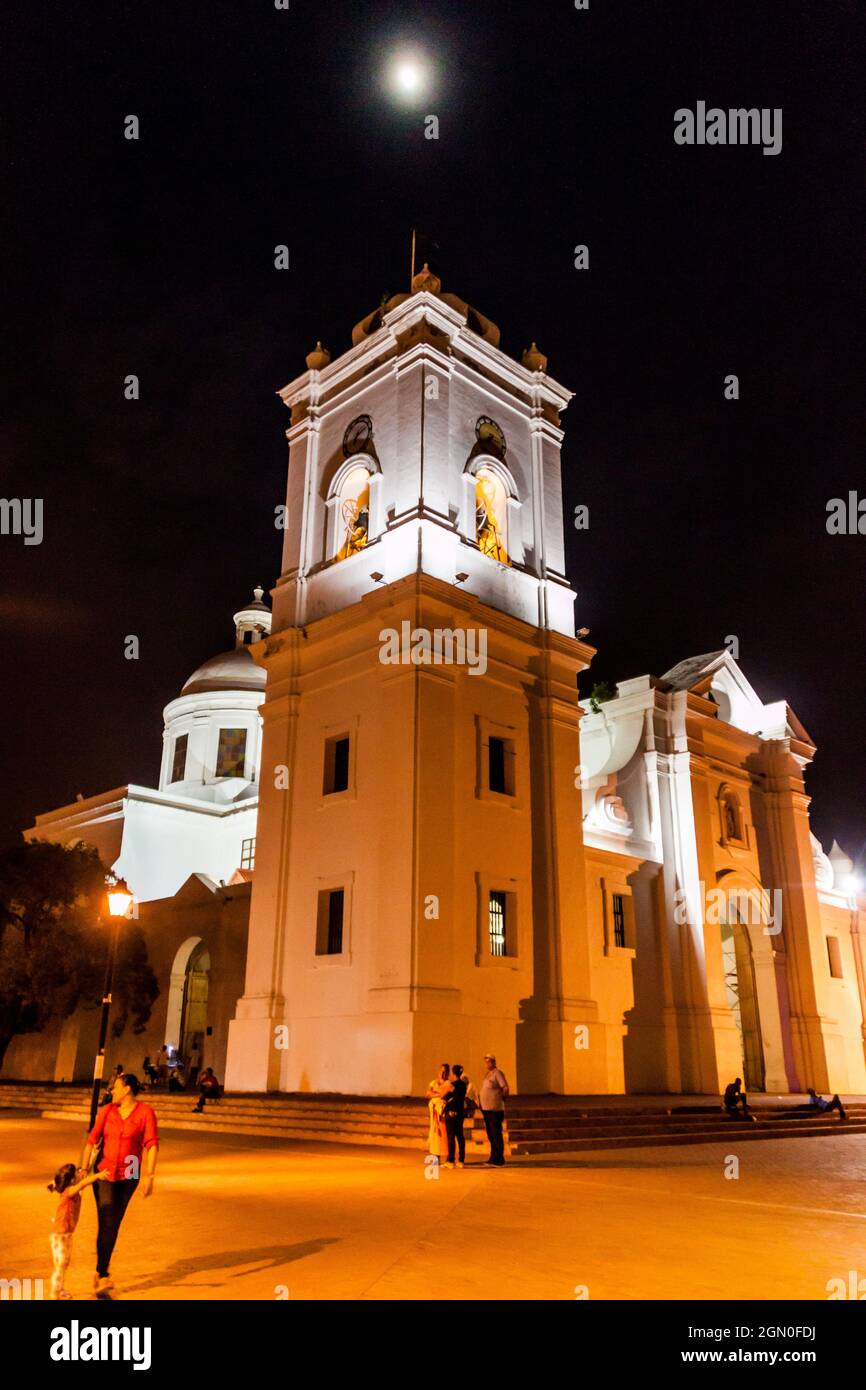 SANTA MARTA, COLOMBIA AUGUST 25, 2015 Cathedral of Santa Marta in th