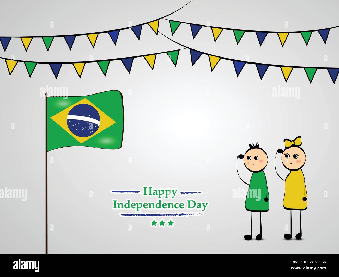 Brazil Independence Day Stock Vector Image & Art - Alamy