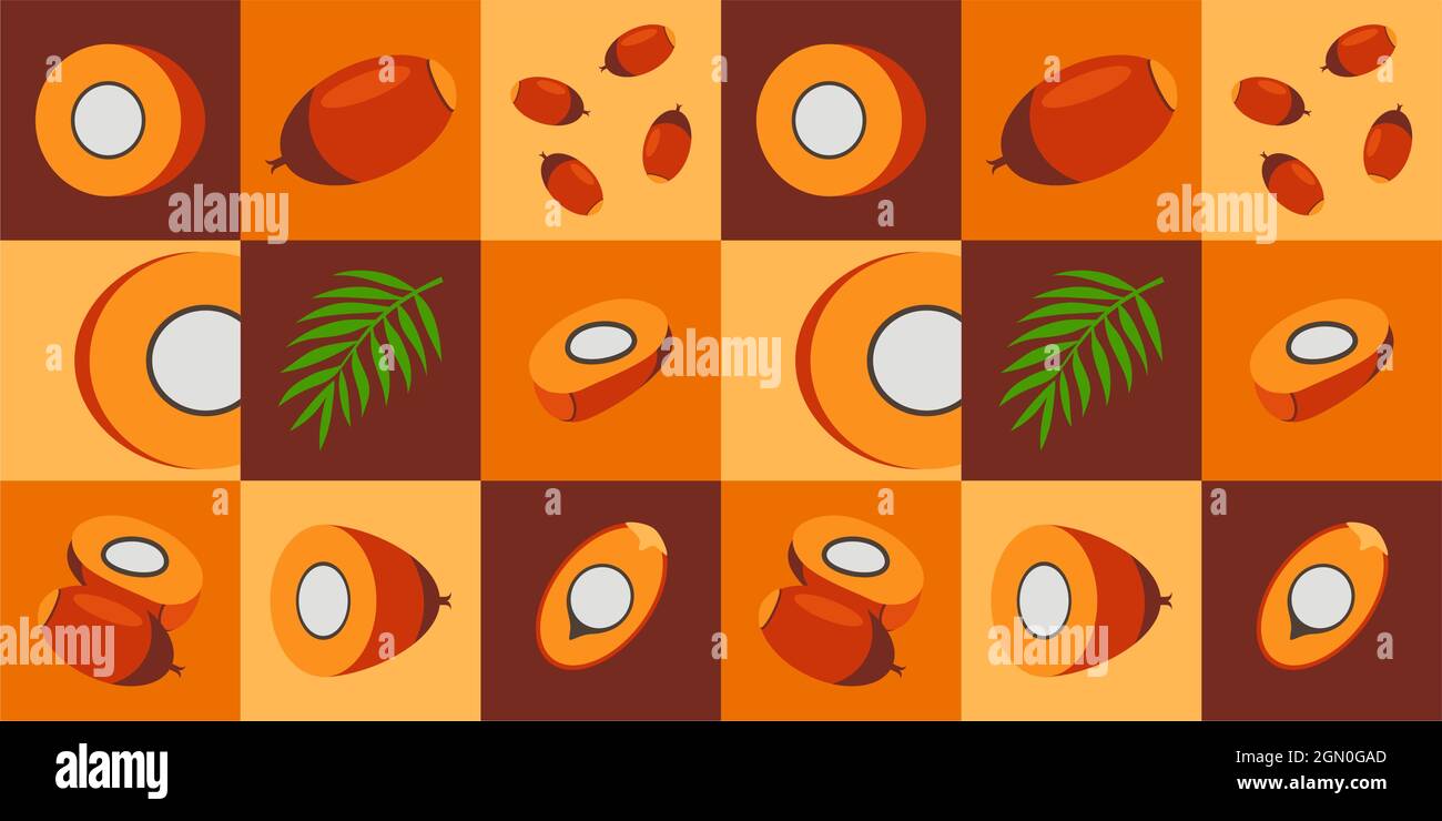 Palm abstract seamless geometric vector pattern for packaging design Stock Vector
