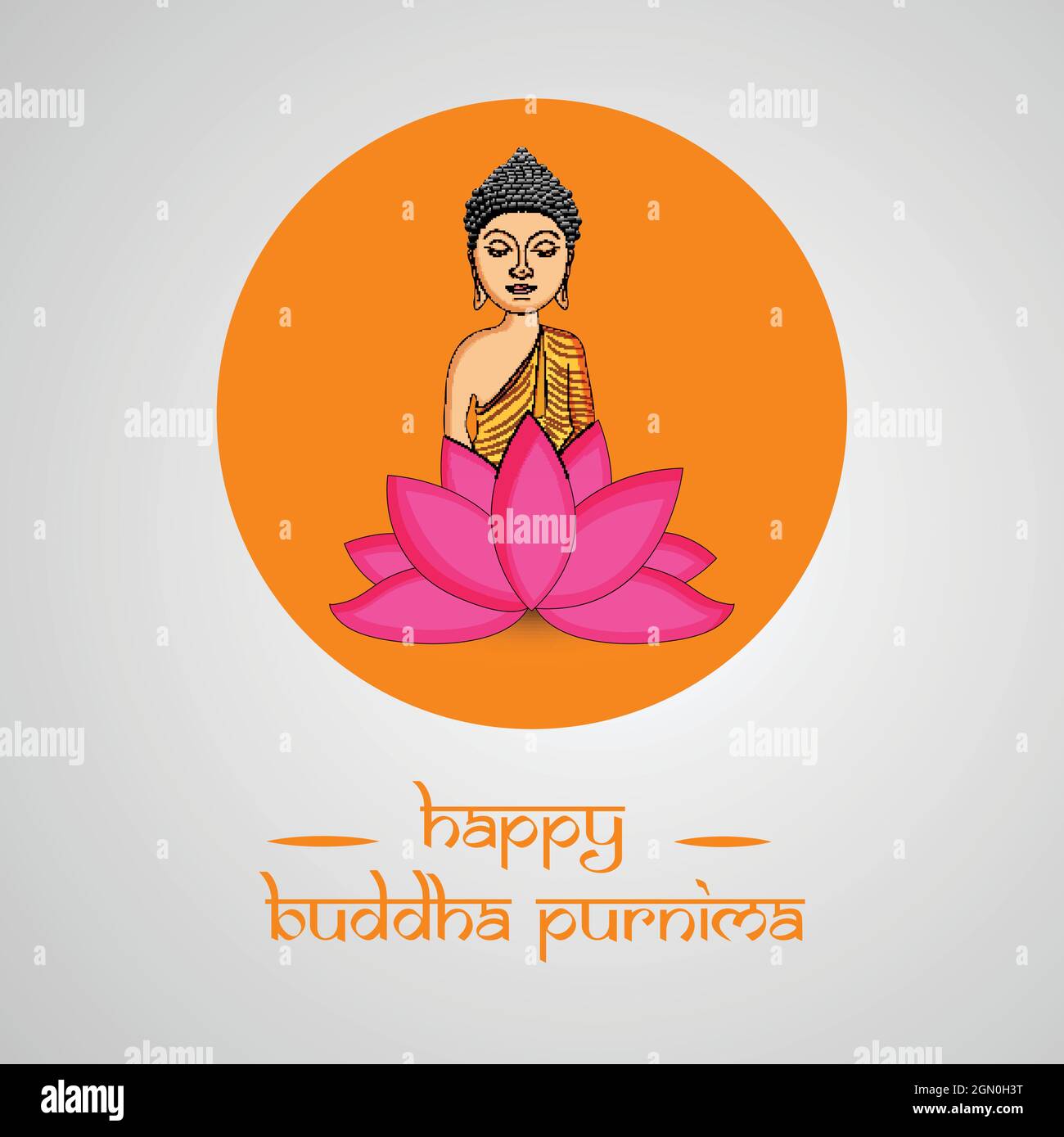 Buddha Purnima Buddhist Festival Background Stock Vector Image & Art - Alamy