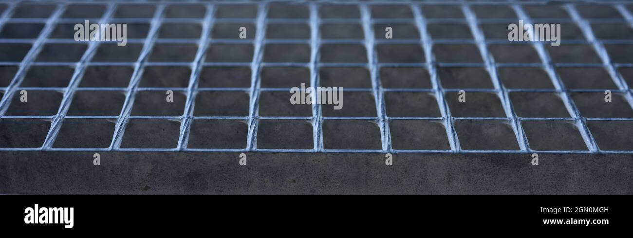 Step Wear Examples Metal detail of a metal step of an industrial staircase Stock Photo - Alamy