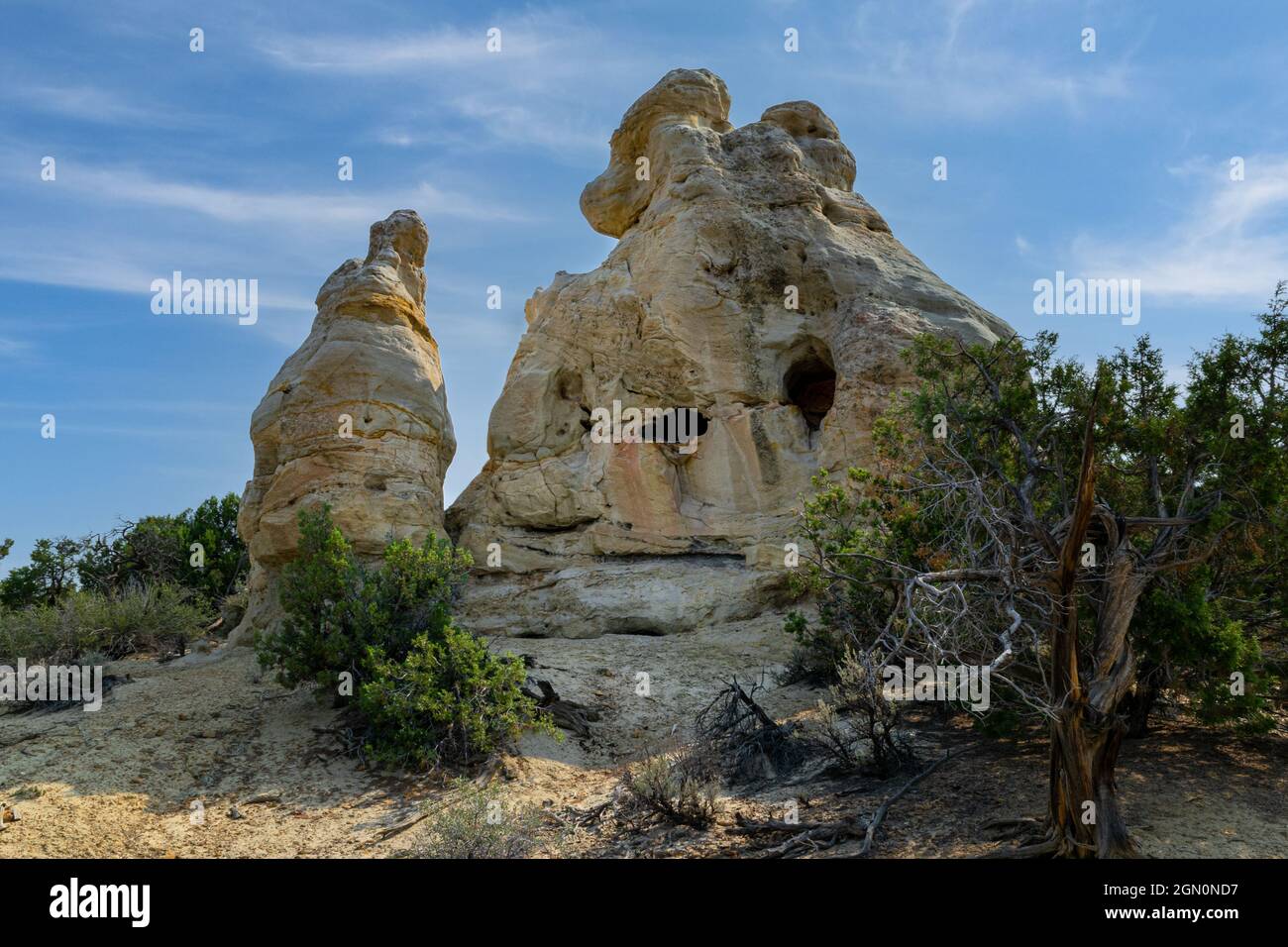 Strange looking Alien Arch is a unique sandstone formation found near
