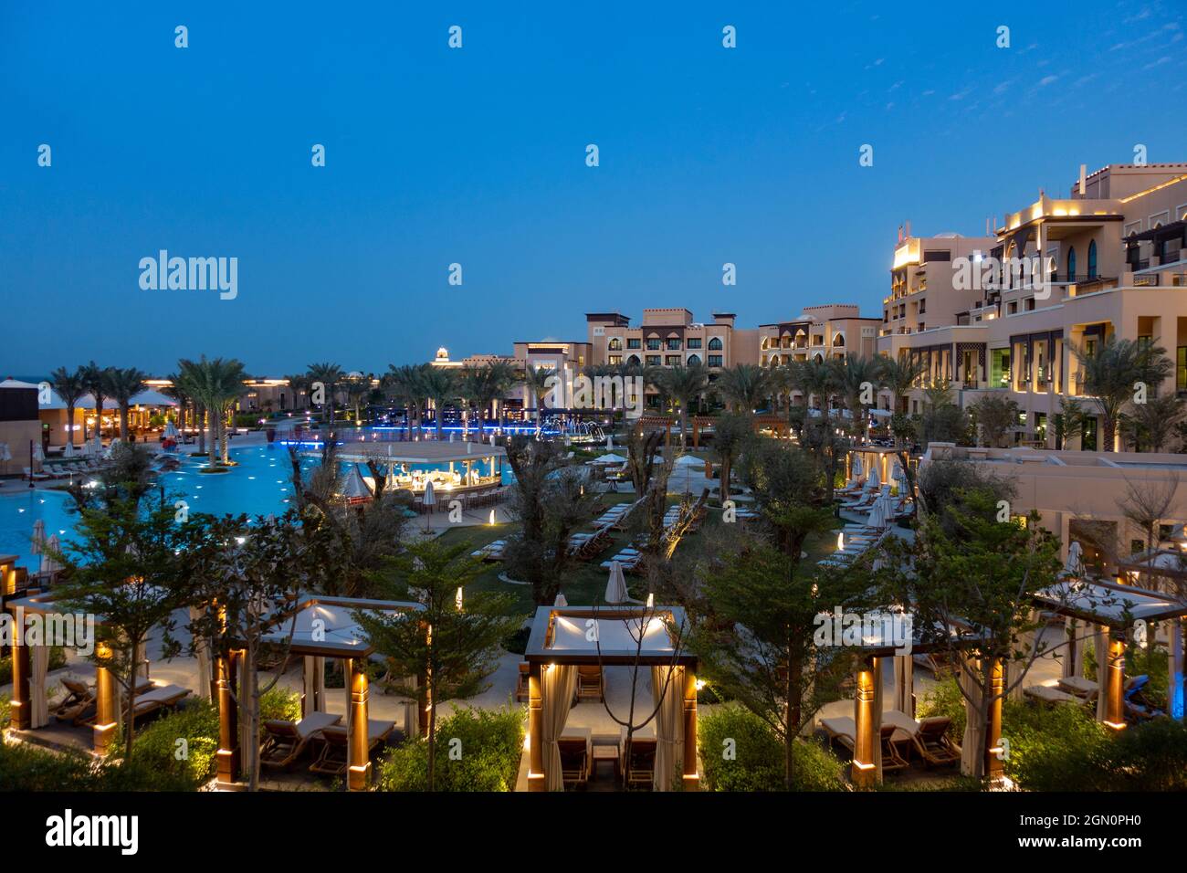 Saadiyat island aerial hi-res stock photography and images - Alamy