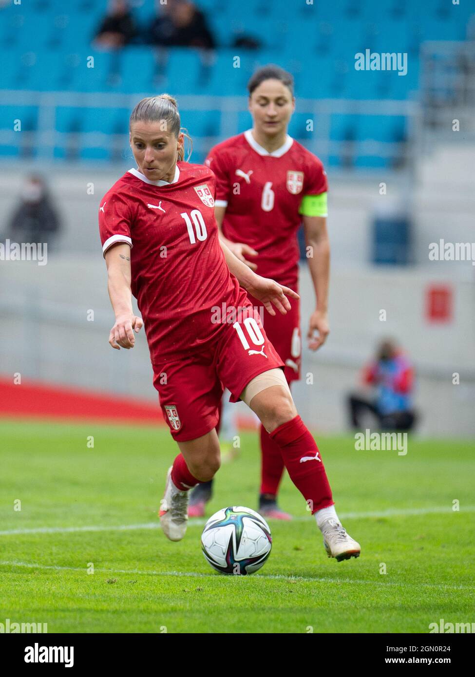 Jelena Cankovic (10 Serbia) during the Womens World Cup Qualification