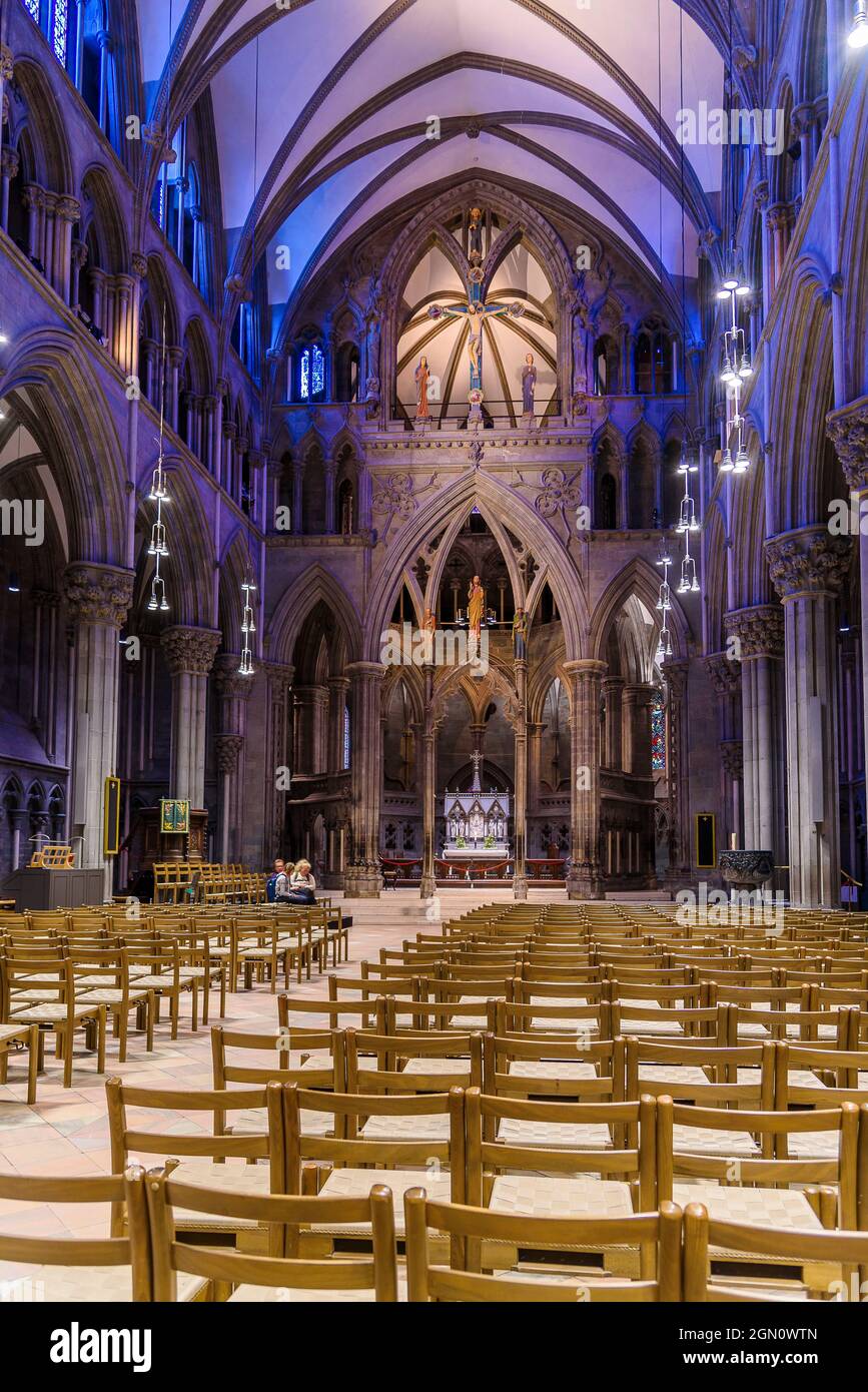 Nidaros Cathedral, inside, Trondheim, Norway Stock Photo - Alamy