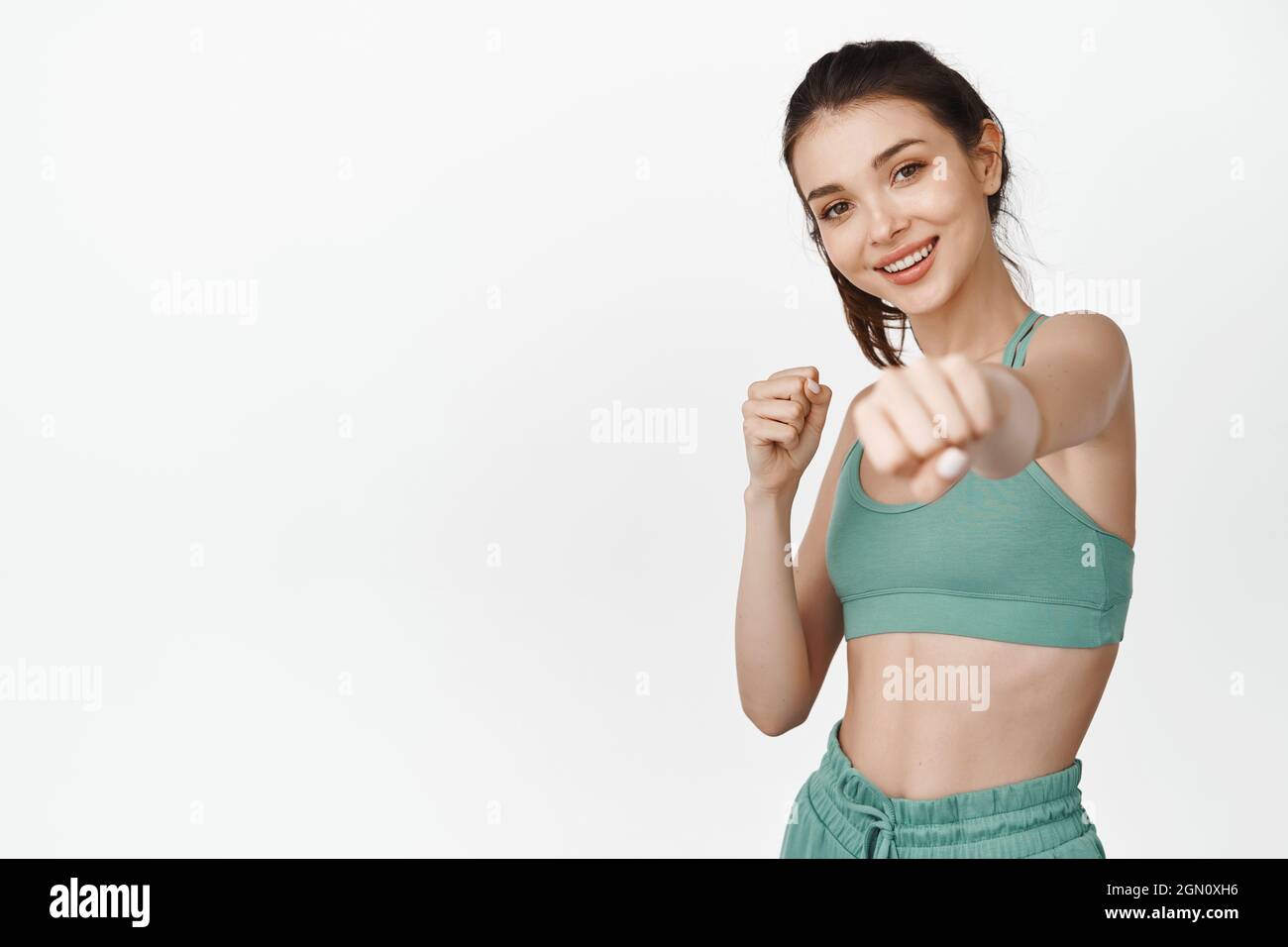 Young girl clenched fist hires stock photography and images Alamy