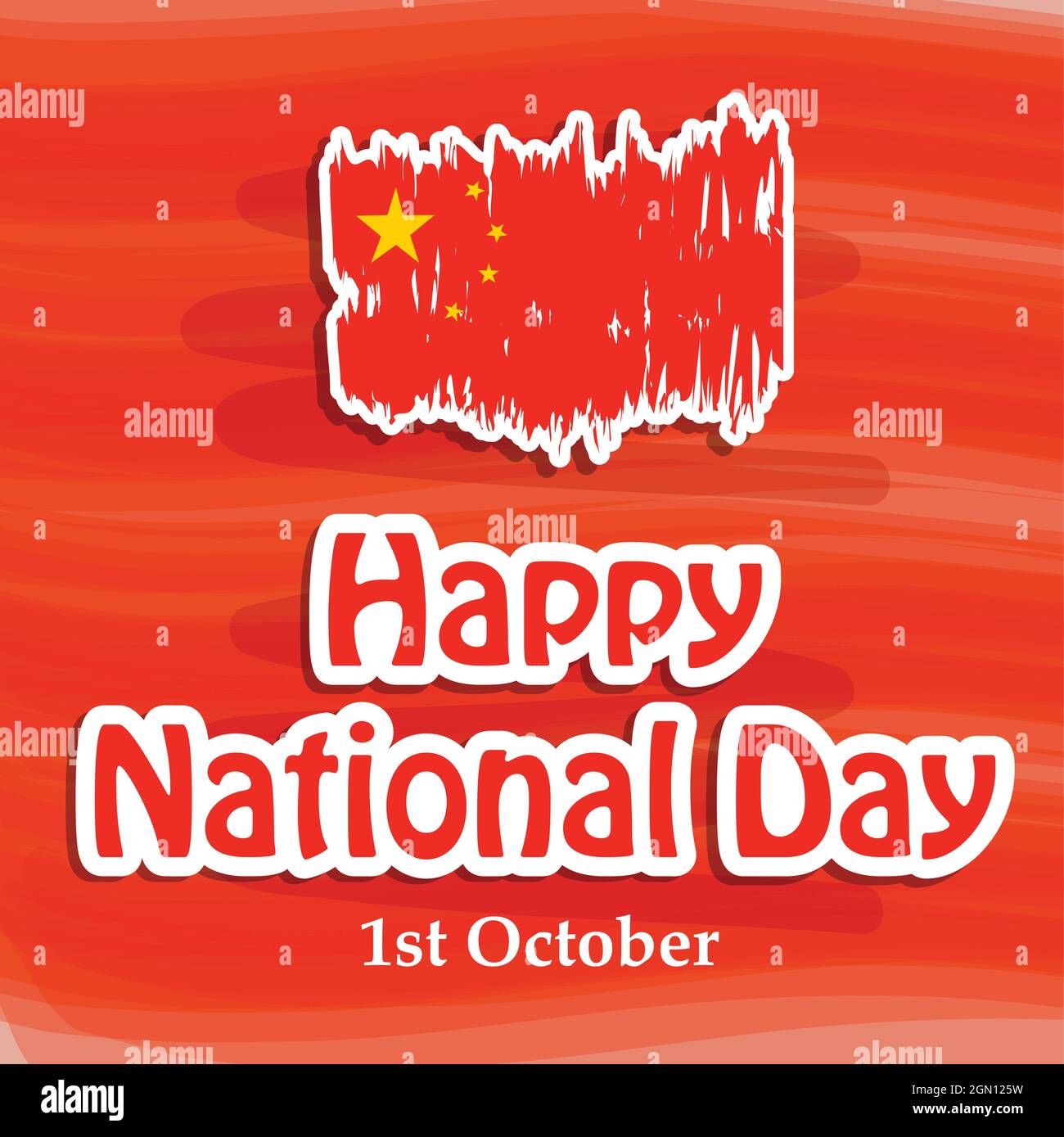 China National Day Stock Vector