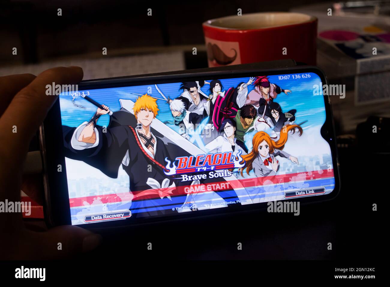 BELARUS, NOVOPOLOTSK - 26 AUGUST, 2021: Bleach brave souls game on the  phone screen close up Stock Photo - Alamy