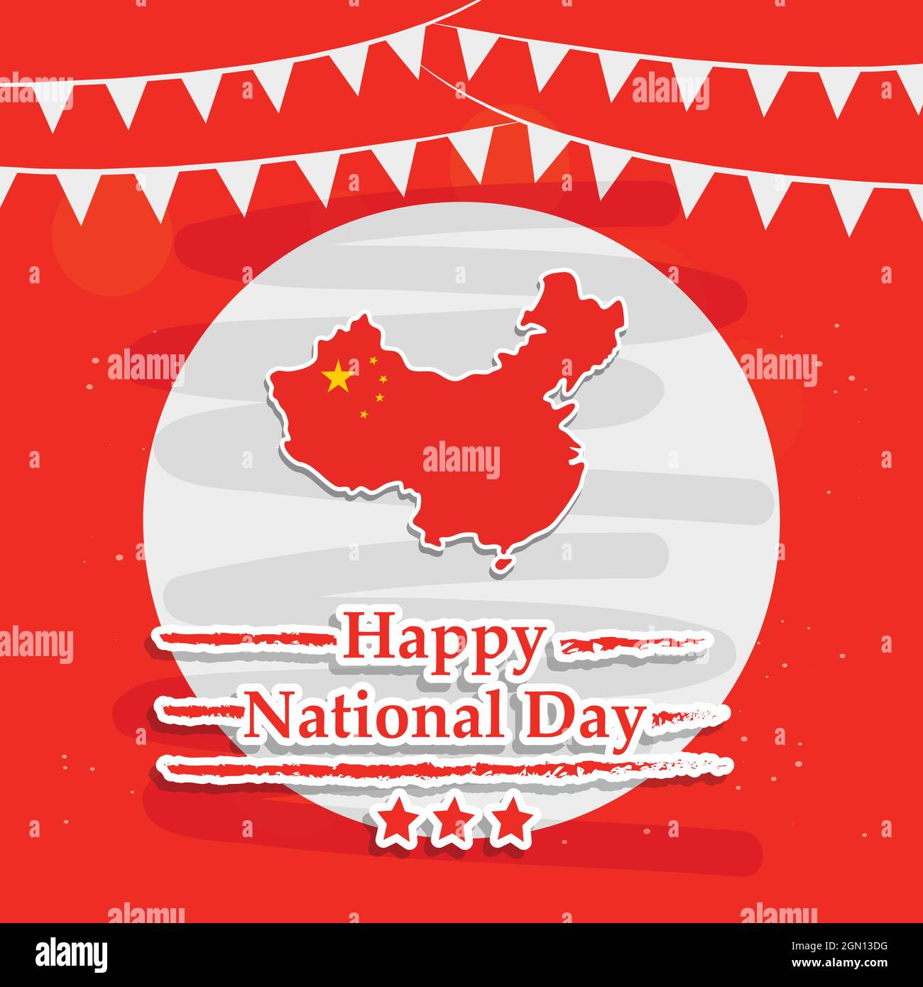 China National Day Stock Vector