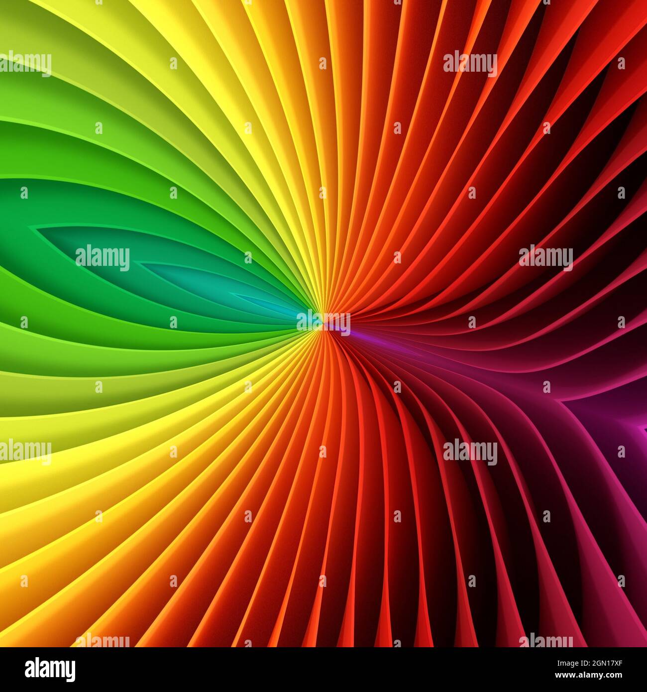 Colored plastic sheets of different colors, rainbow paper pattern 3D Stock Photo Alamy