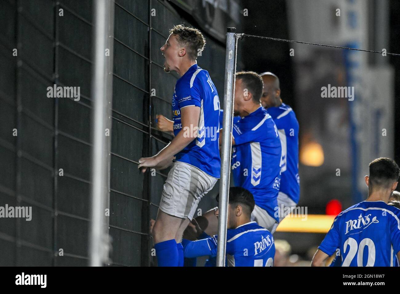 Veenendaal 21 09 21 Sportpark Panhuis Toto Knvb Beker Second Qualifying Round Dutch Football Season 21 22 During The Match Gvvv And Vvog Gvvv Player Lars Ten Teije Celebrating The Goal 2 1 Photo Veenendaal 21 09 21 Sportpark Panhuis Toto Knvb Beker Second Qualifying Round Dutch Football Season 21 22 During The Match Gvvv And Vvog Gvvv Player Lars Ten Teije Celebrating The Goal 2 1 Photo