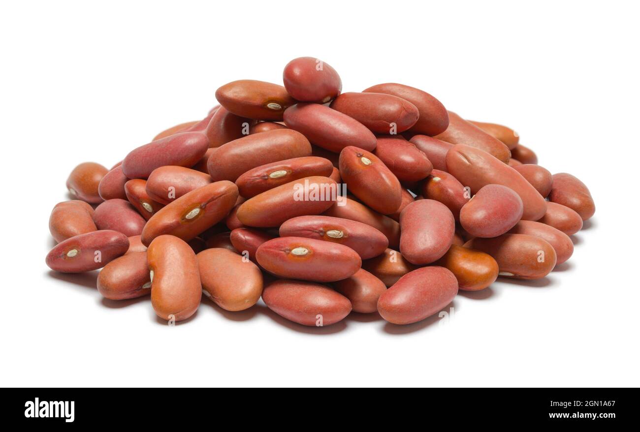 Small Kidney Bean Pile Cut Out on White Stock Photo Alamy
