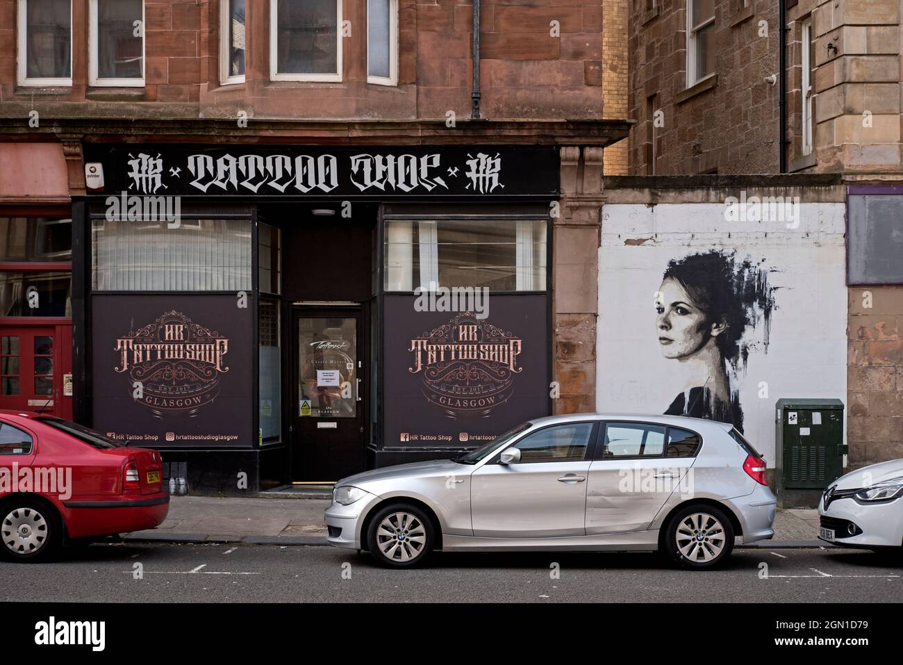Woman In Black Study 2 by James Klinge in St Andrews Street beside the