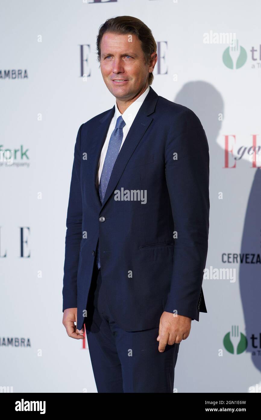 Madrid, Spain. 21st Sep, 2021. Salvatore Ferragamo attends Elle Gourmet awards at Mandarin Oriental Ritz hotel. Credit: SOPA Images Limited/Alamy Live News Stock Photo