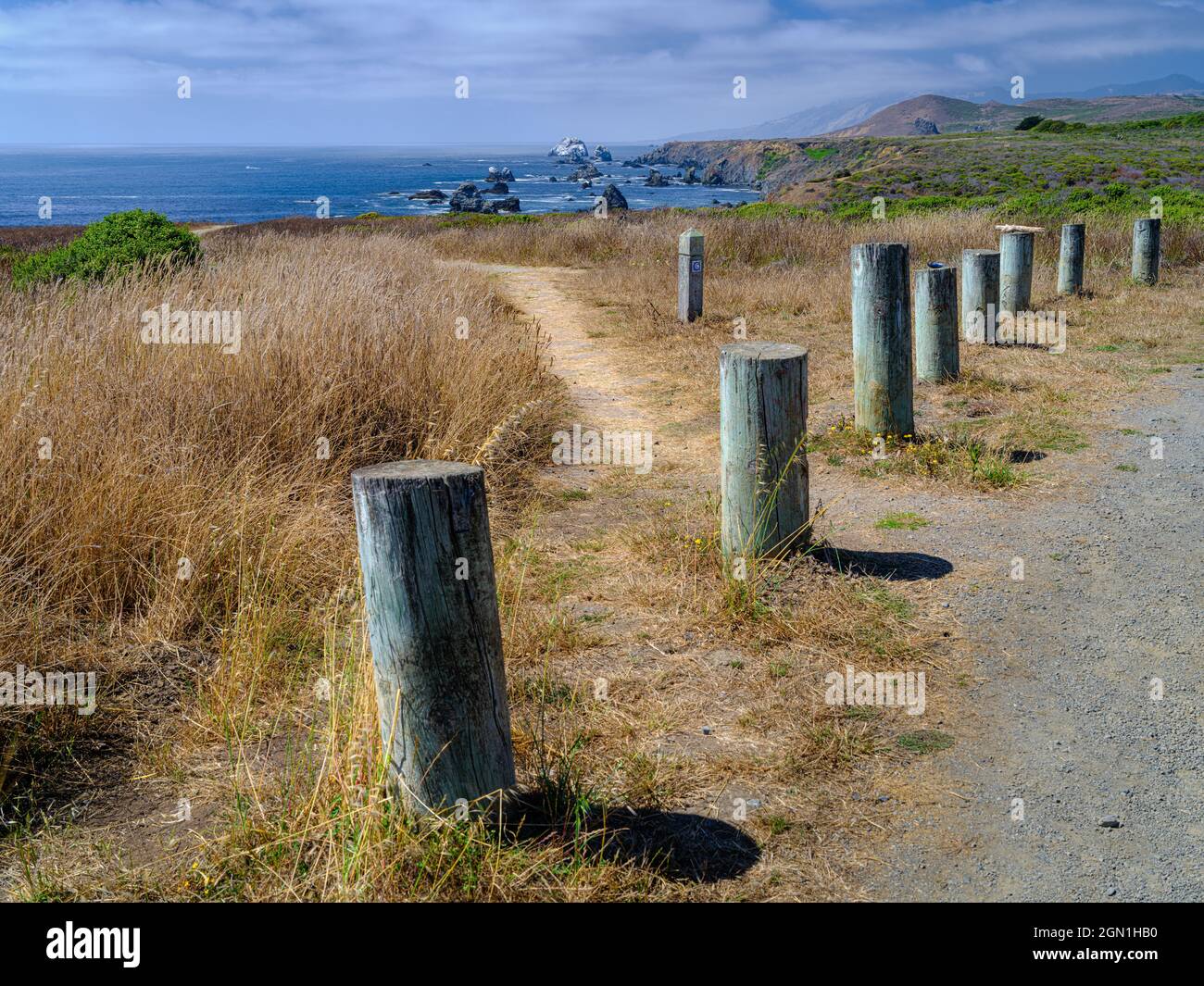 This is the ineffable Bodega Bay Area, miles and miles of quiet beaches with an ethereal and beautiful appeal. Stock Photo