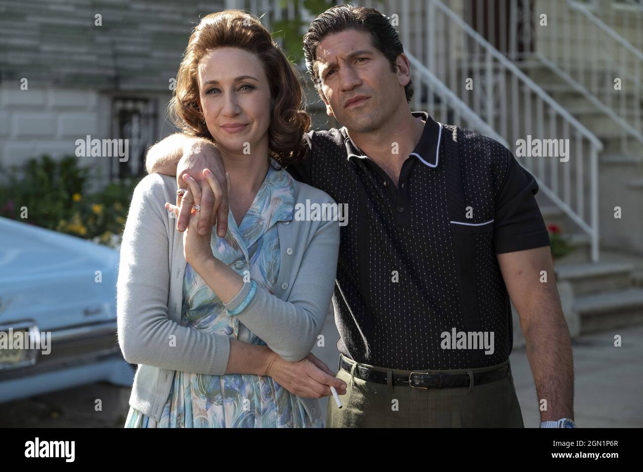 RELEASE DATE: October 1, 2021 TITLE: The Many Saints of Newark STUDIO: HBO DIRECTOR: Alan Taylor PLOT: A look at the formative years of New Jersey gangster, Tony Soprano. STARRING: VERA FARMIGA as Livia Soprano, JON BERNTHAL as Johnny Soprano. (Credit Image: © HBO/Entertainment Pictures) Stock Photo