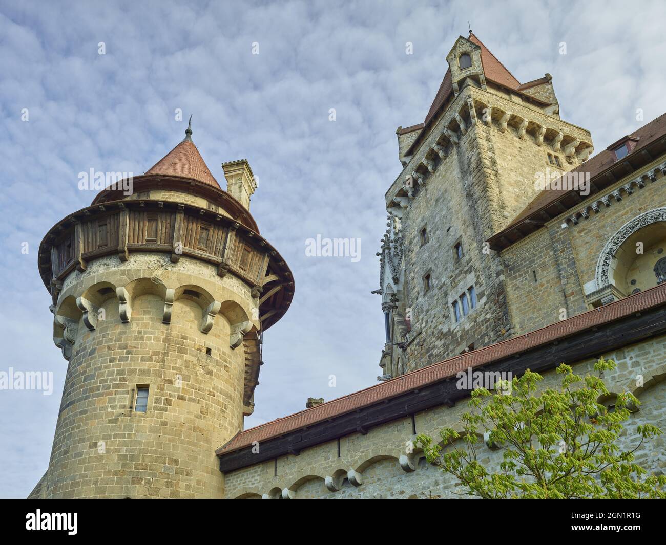 Kreuzenstein Castle, Korneuburg, Lower Austria, Austria Stock Photo