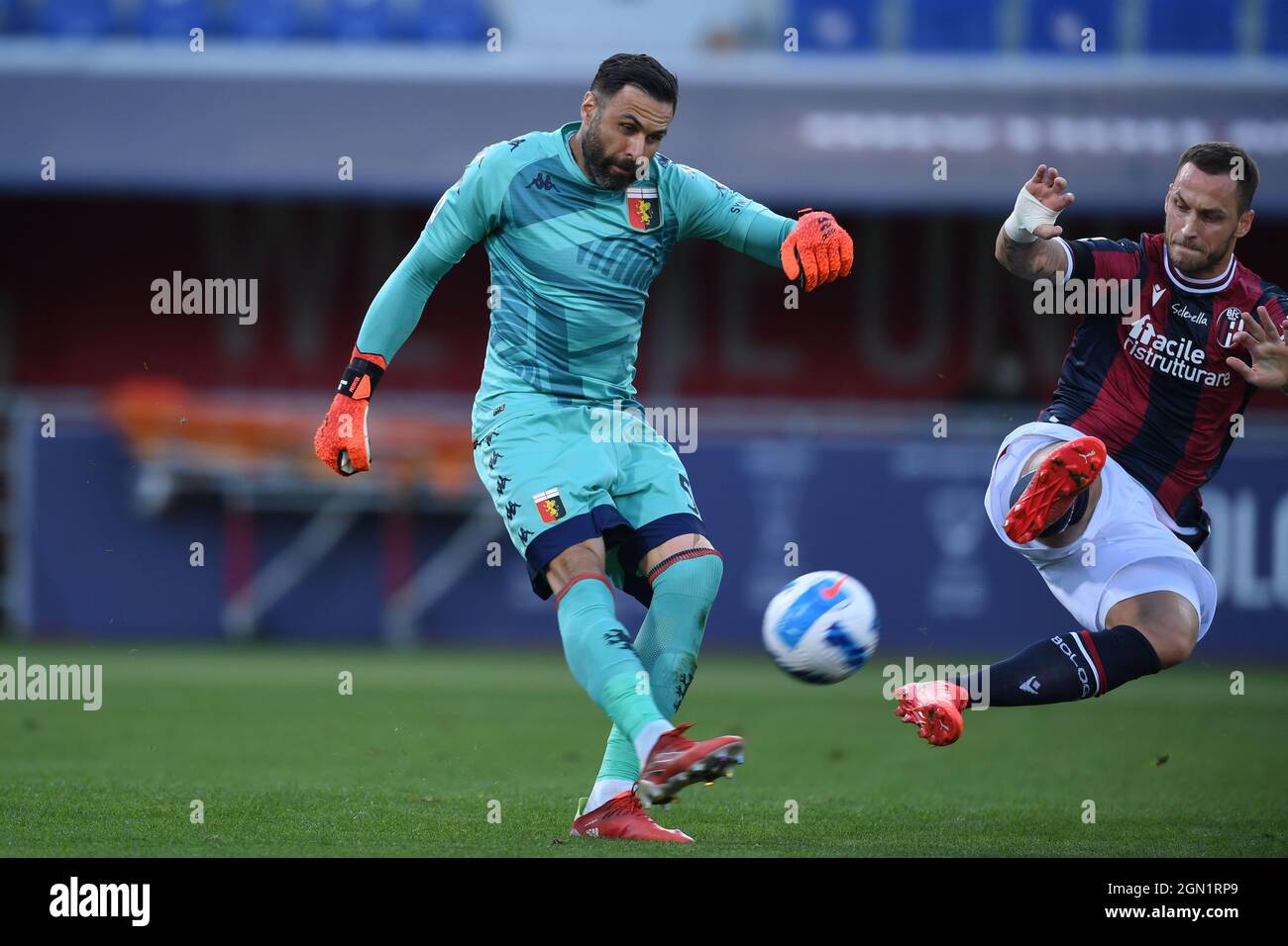 Mohamed Fares Gênova Durante Jogo Futebol Italiano Serie Bologna Genoa —  Fotografia de Stock Editorial © ettore.griffoni #508674560