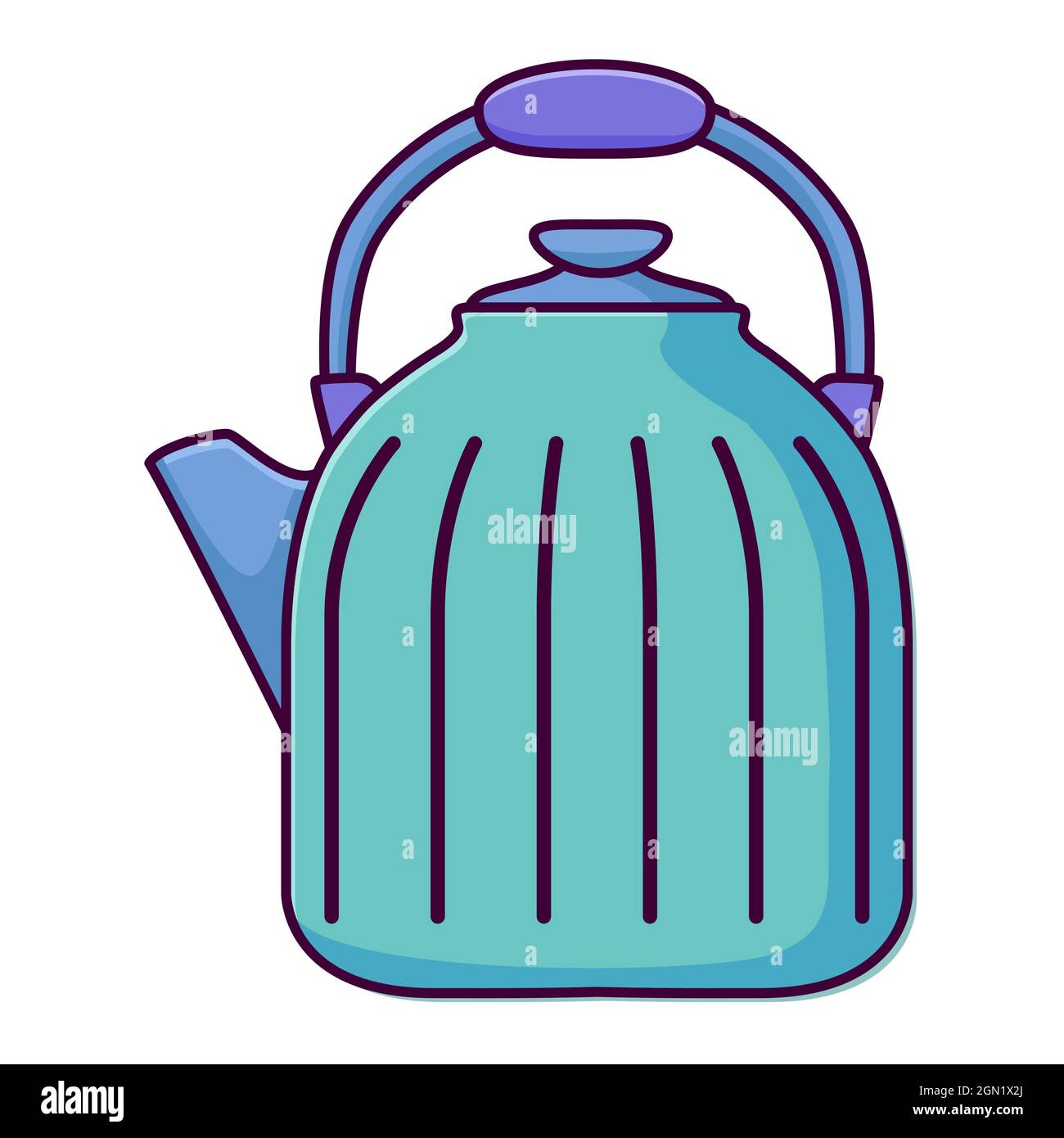 Line art vector illustration.Isolated on white background. Stock Vector