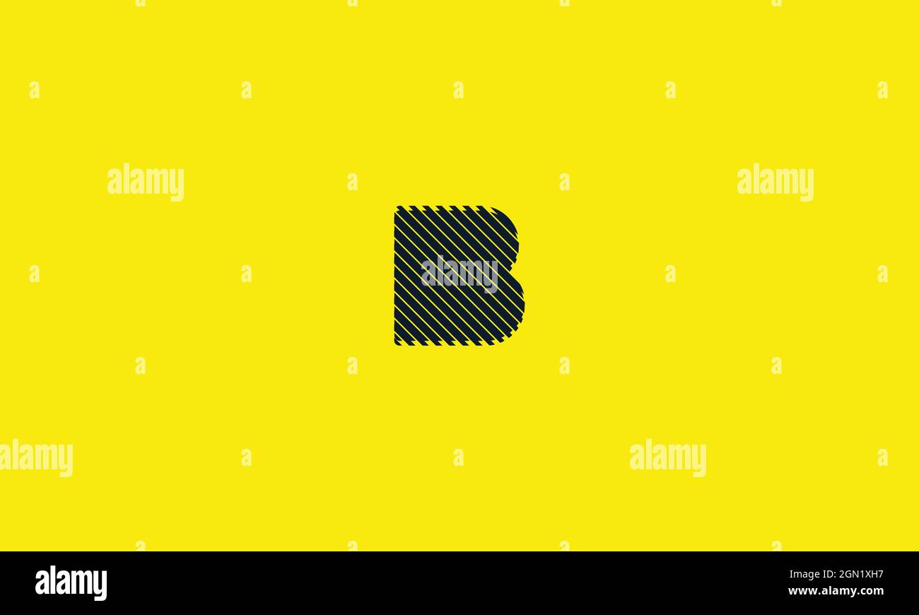 LETTER B LOGO DESIGN WITH NEGATIVE SPACE EFFECT Stock Vector Image ...