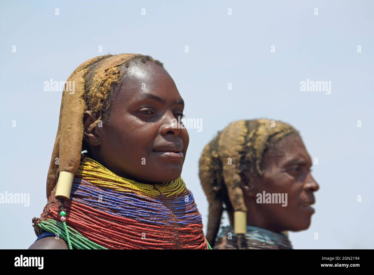 Woman chain around neck hi-res stock photography and images - Alamy