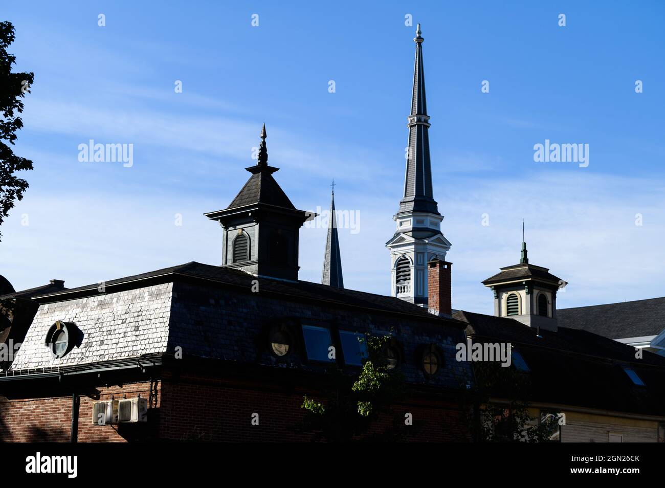 Difference between a cupola and a steeple hires stock photography and