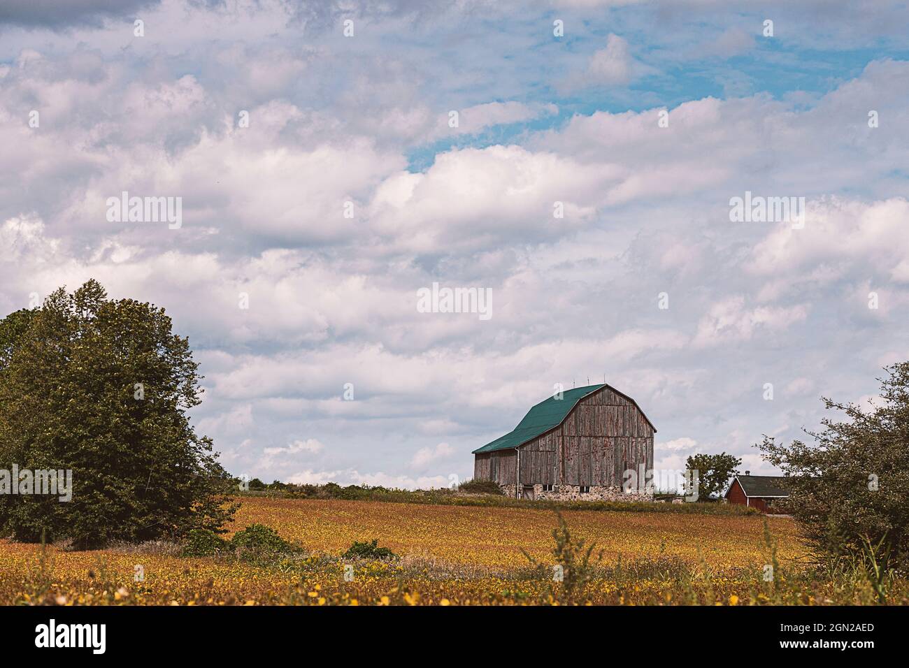 The Lone Barn - 3 Stock Photo
