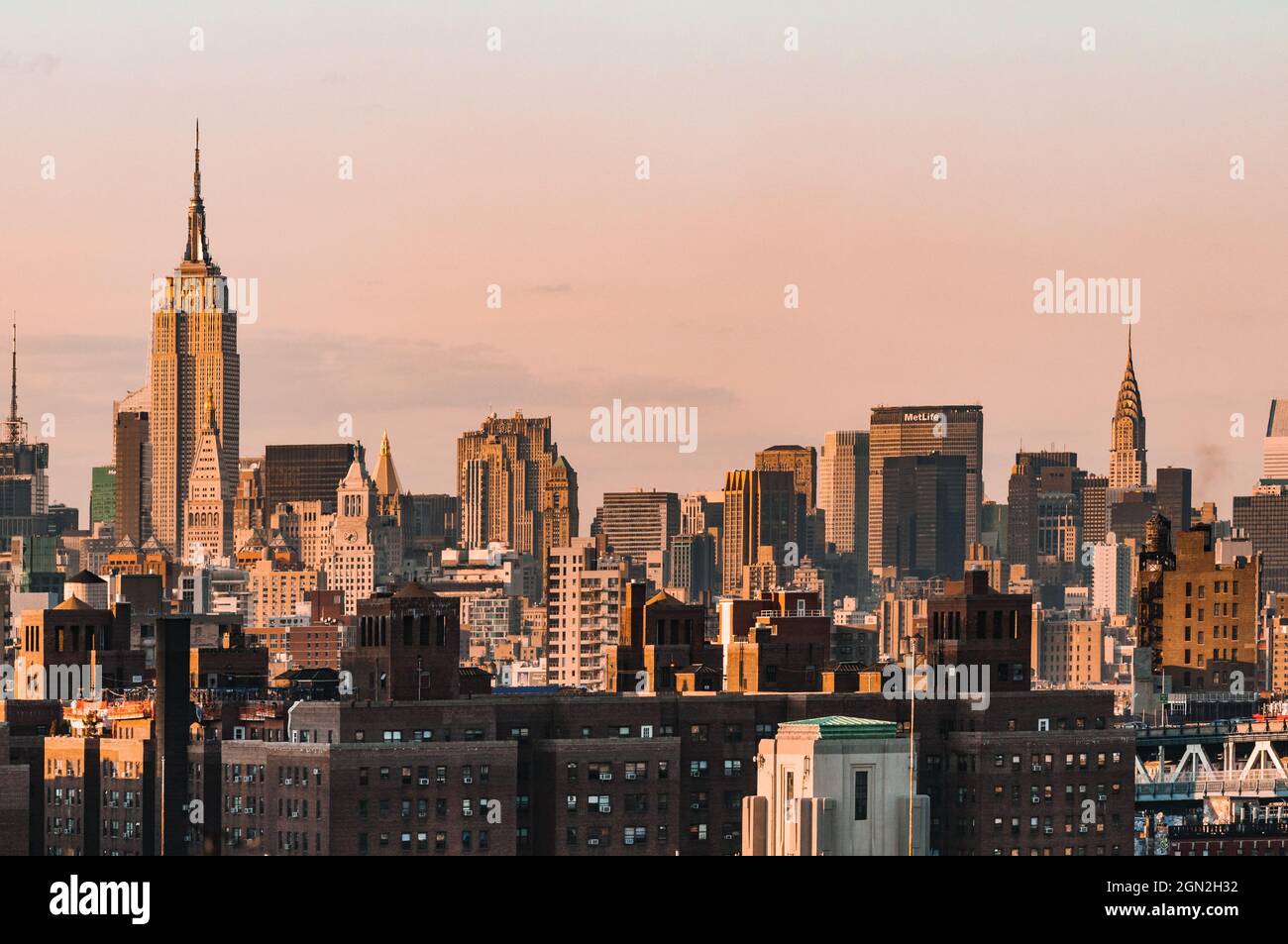 UNITED STATES. NEW YORK. MANHATTAN.  EMPIRE STATE BUILDING (ARCHITECT WILLIAM F. LAMB) Stock Photo