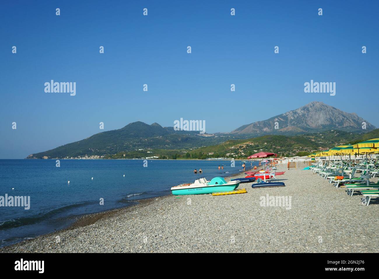 Village of Policastro, Cilento, Salerno, Italy - beach Stock Photo - Alamy