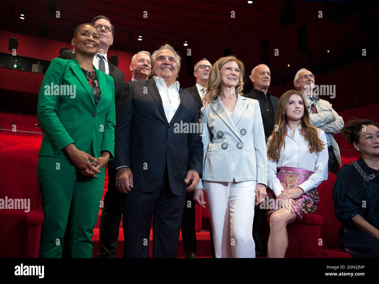 Group shot at the press opening for the Academy Museum of Motion Pictures, Los Angeles, California Stock Photo