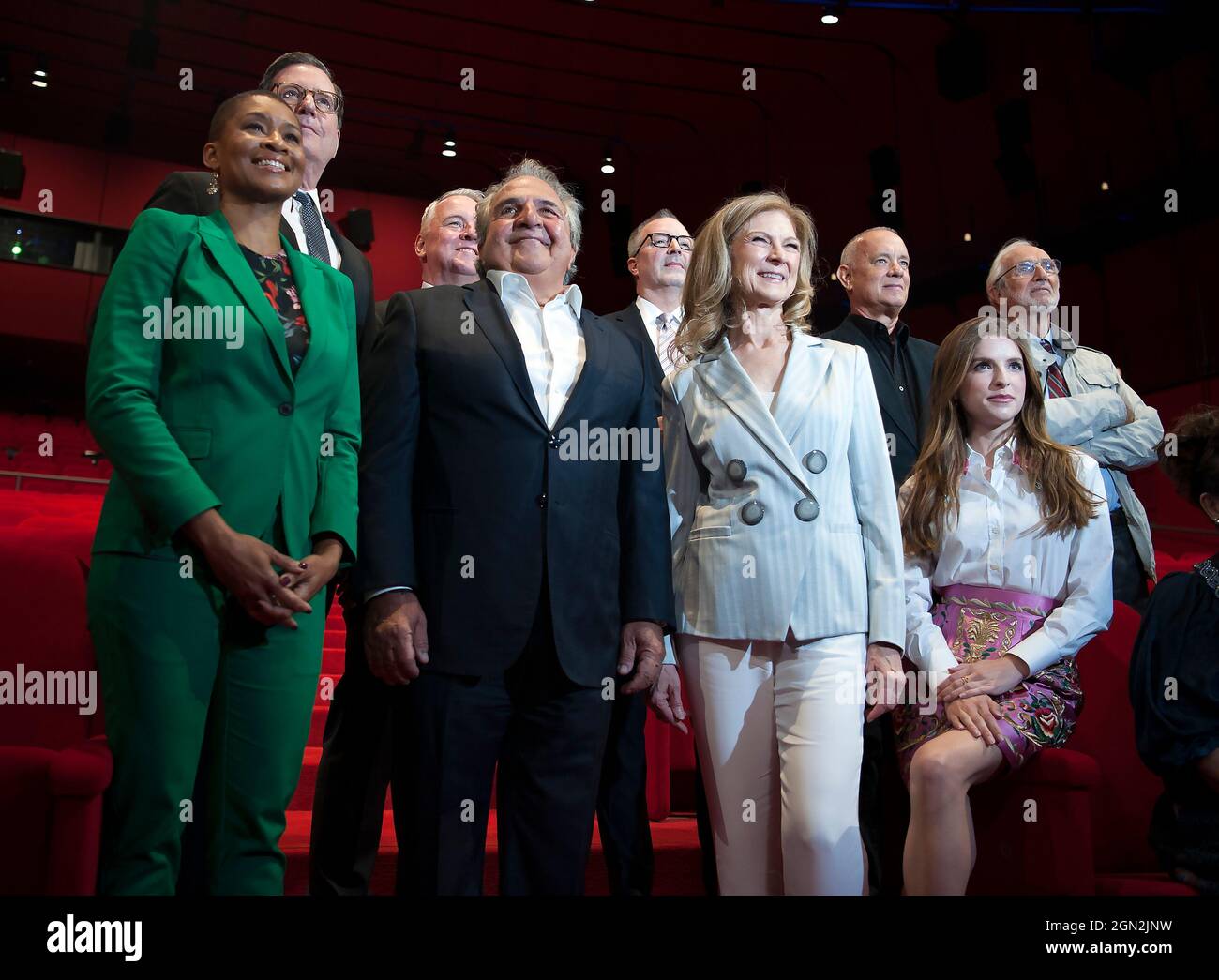 Group shot at the press opening for the Academy Museum of Motion Pictures, Los Angeles, California Stock Photo