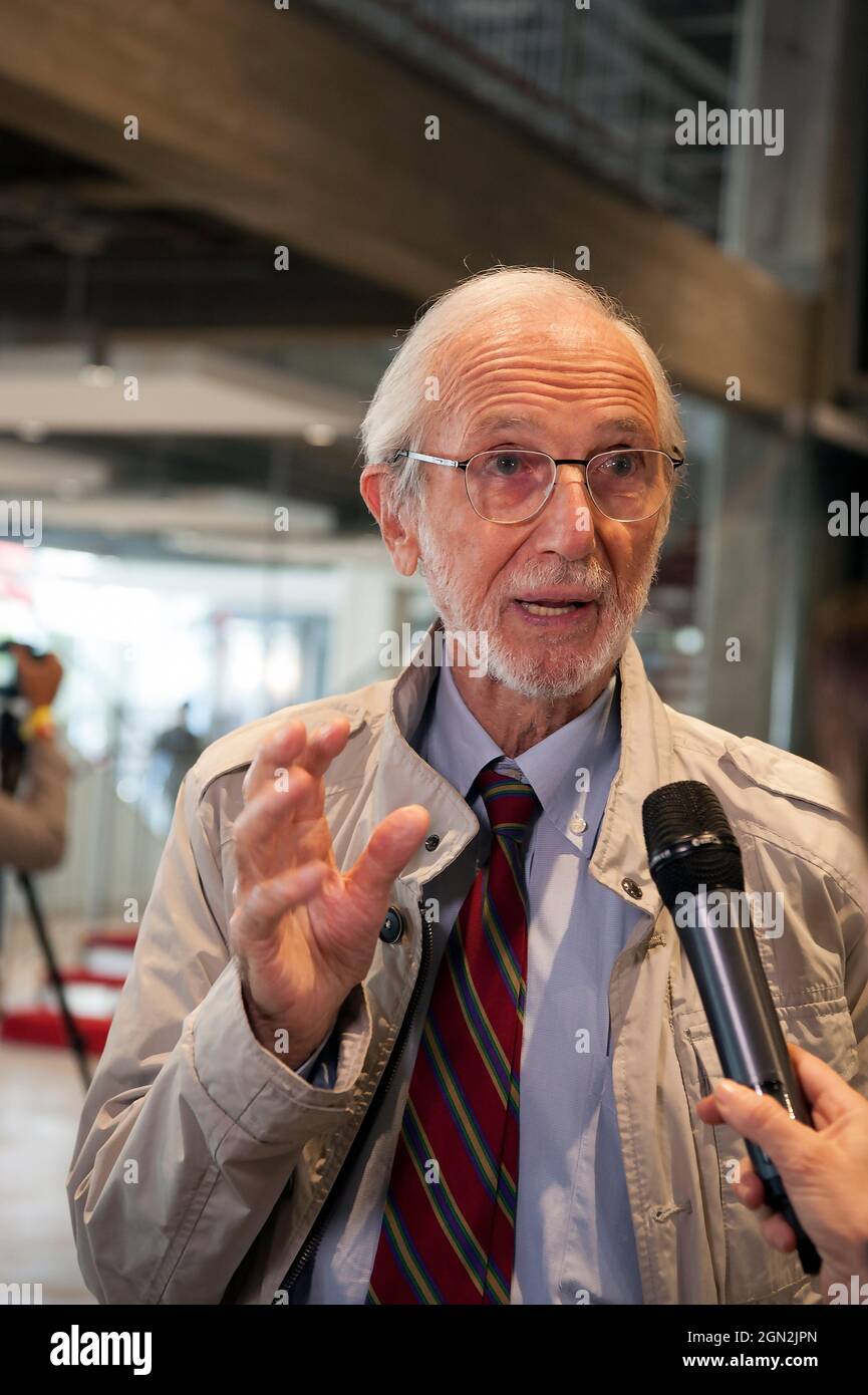Architect Renzo Piano at the Academy Museum of Motion Pictures, Los Angeles, California Stock Photo