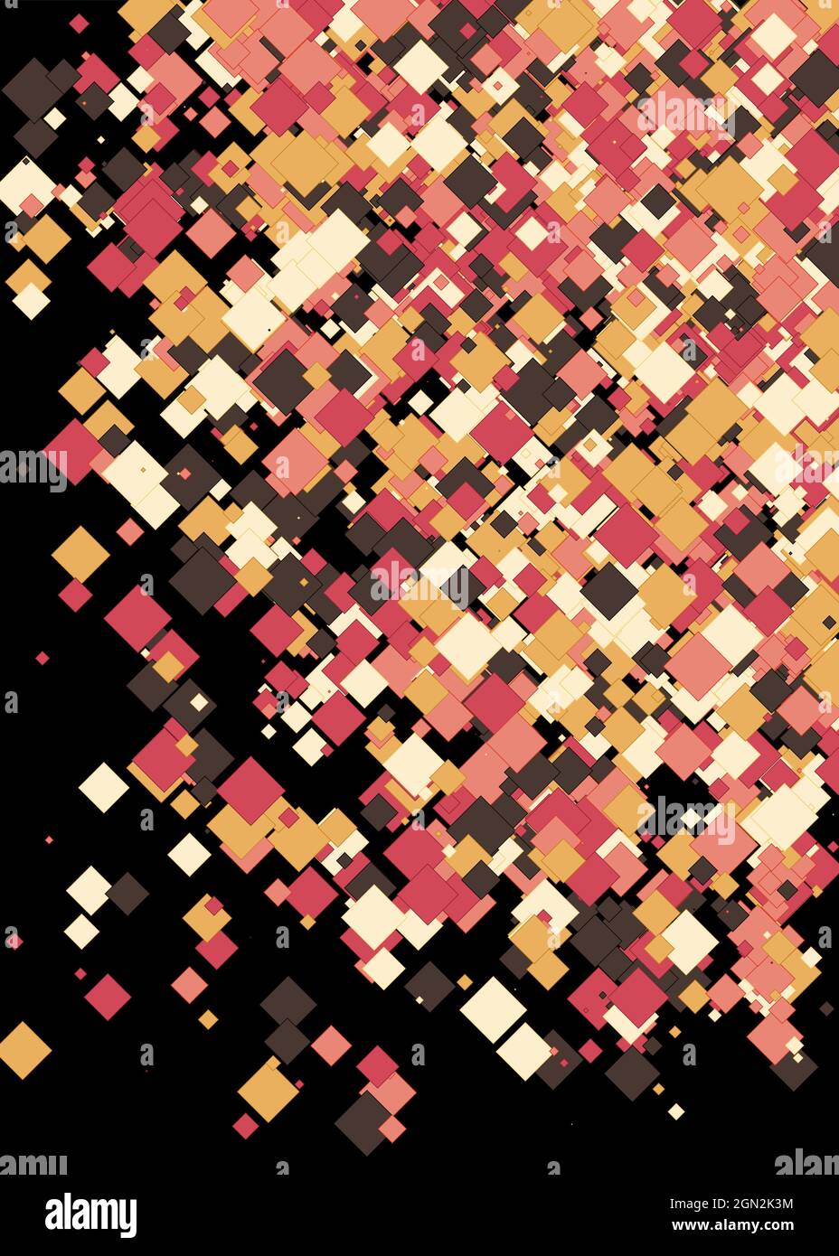 Colorful Universe Distribution Computational Generative Art background illustration Stock Vector