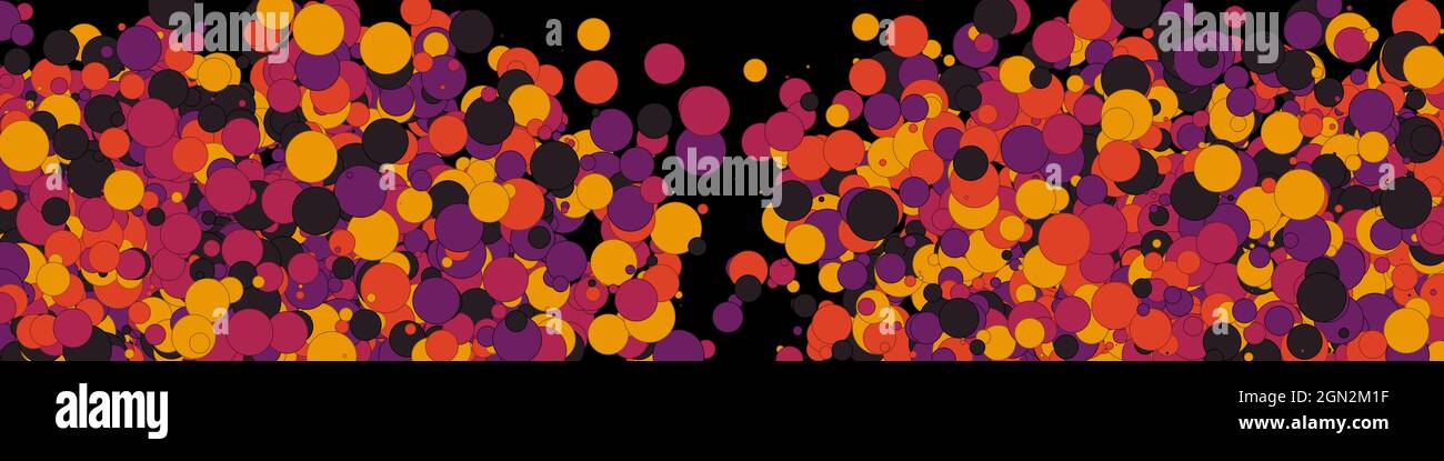 Colorful Universe Distribution Computational Generative Art background illustration Stock Vector