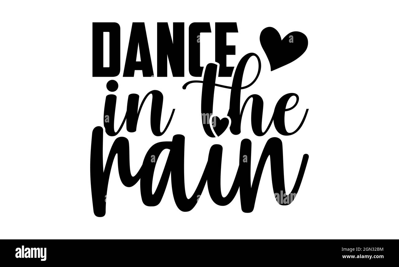Dance in the rain Stock Photo