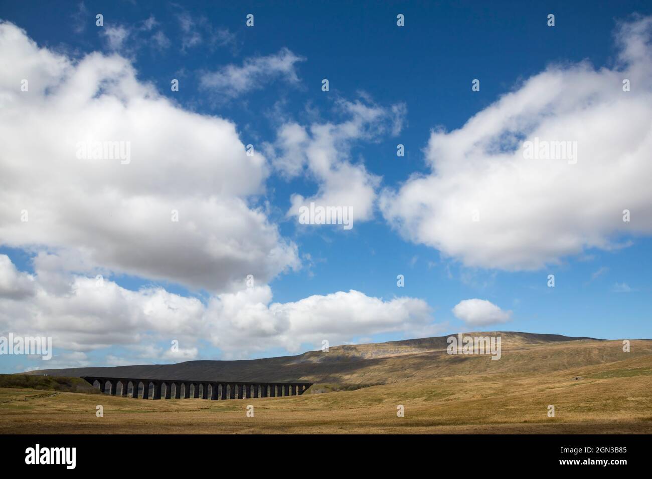 Ribblehead viaduct, Ingleton, Yorkshire Dales National Park, UK Stock Photo