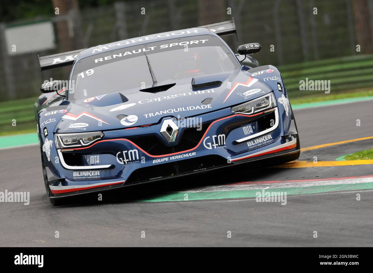 Imola, May 2016: Renault R.S. 01 in action driven by unknown during  practice of Renault Sport Trophy Championship on Imola Circuit, Italy Stock  Photo - Alamy
