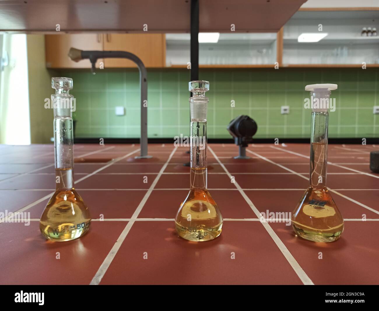Chemical laboratory Stock Photo