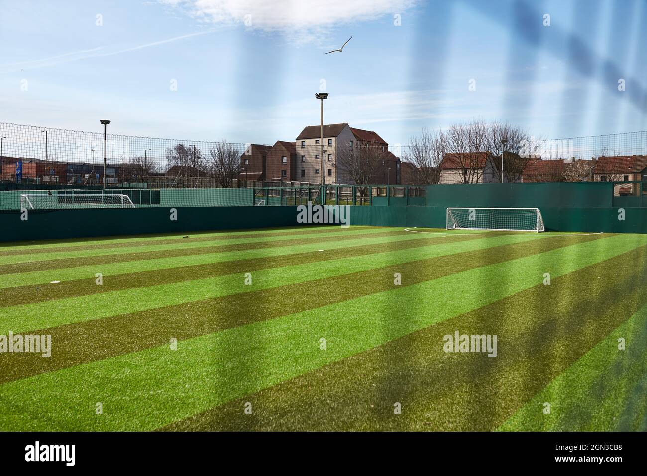 5 a side astro football pitch Stock Photo Alamy