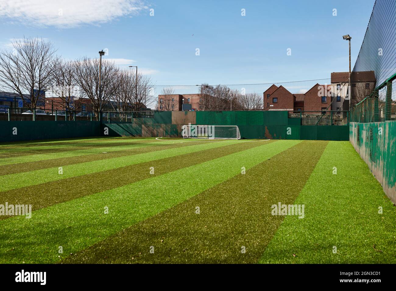 5 a side astro football pitch Stock Photo Alamy