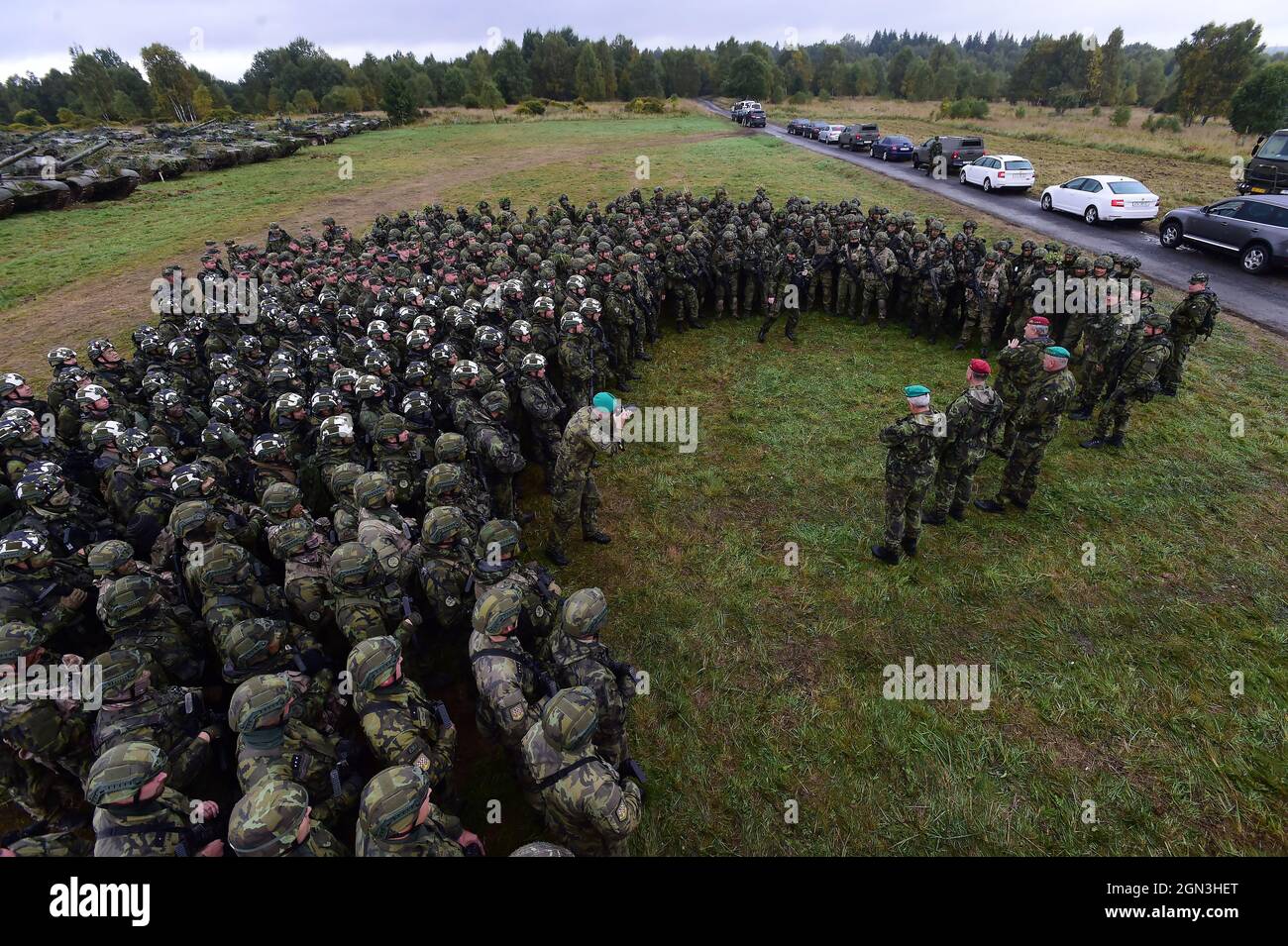 Libava, Czech Republic. 22nd Sep, 2021. Czech Lion 2021, command and ...