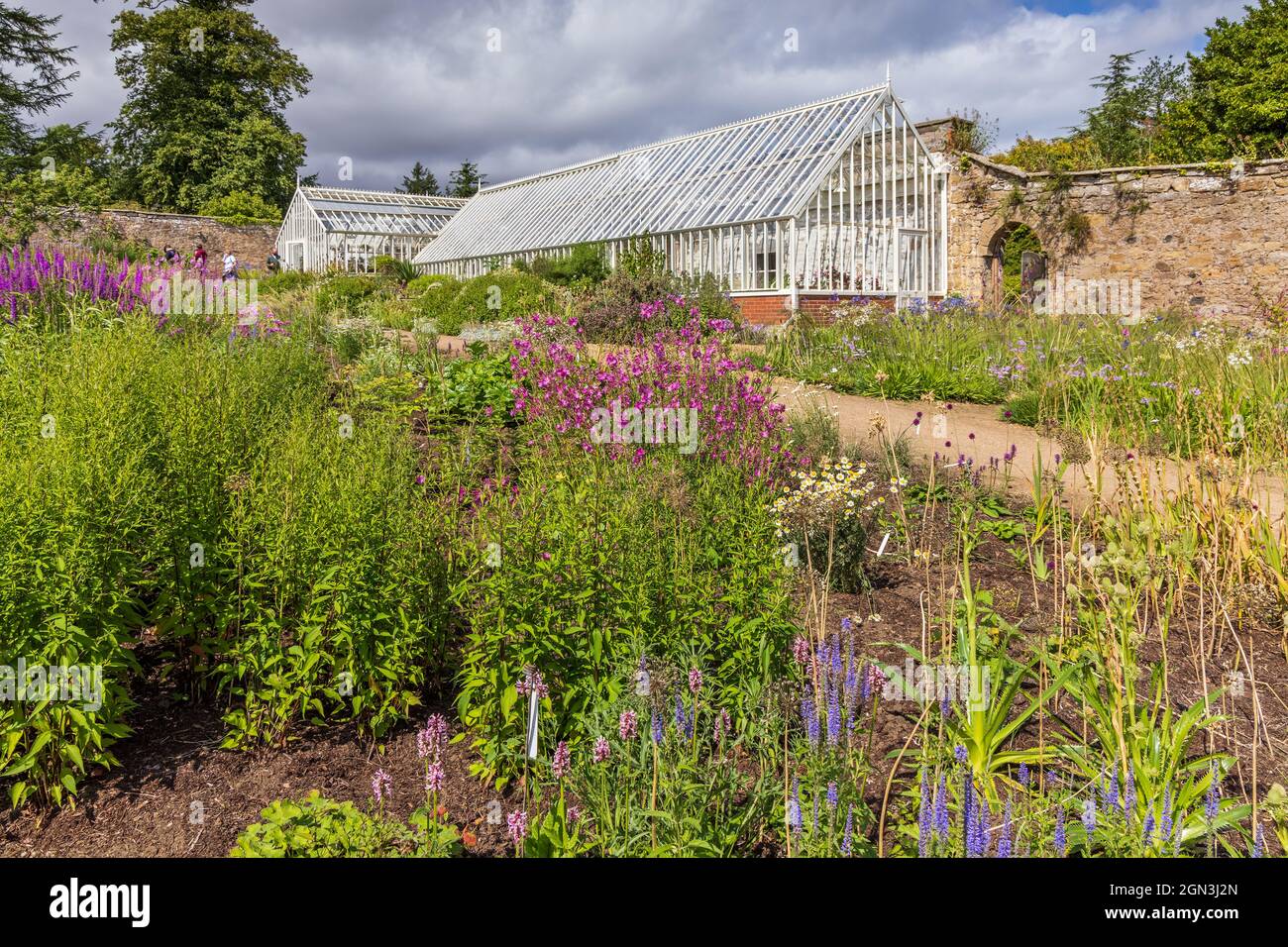 The Walled Garden at Cambo House and Gardens near St Andrews, Fife