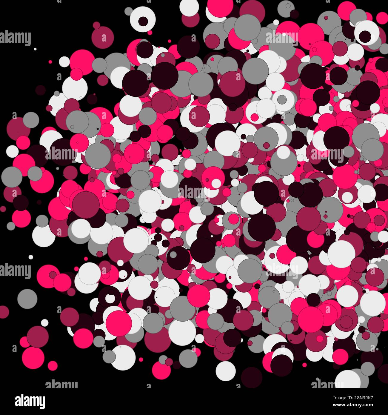 Colorful Universe Distribution Computational Generative Art background illustration Stock Vector