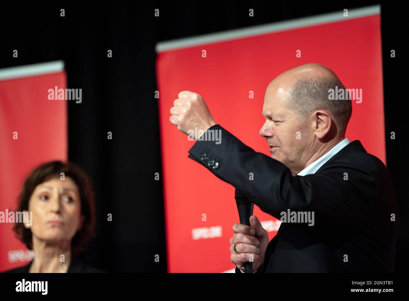 Cologne, Germany. 22nd Sep, 2021. Olaf Scholz, Finance Minister and SPD