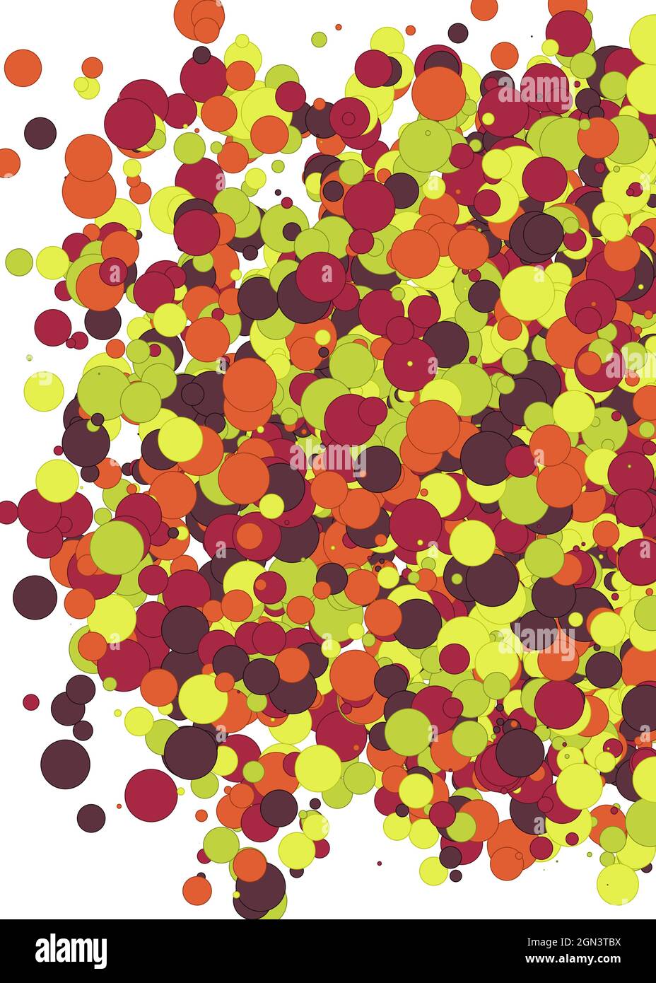 Colorful Universe Distribution Computational Generative Art background illustration Stock Vector